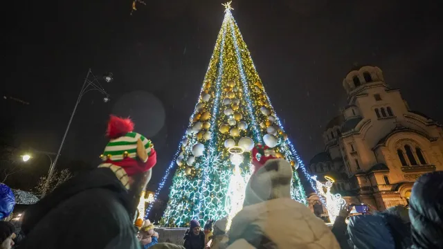 Коледната елха в София