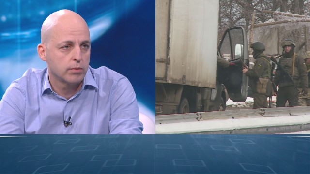 Специалните пратеници на bTV в Украйна репортерът Стоян Георгиев