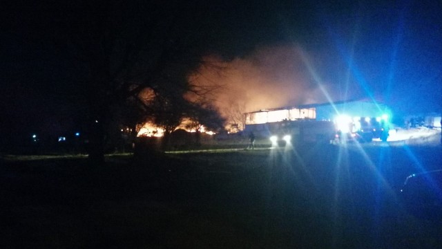 Голям пожар във великотърновското село Шереметя пламнала е ферма