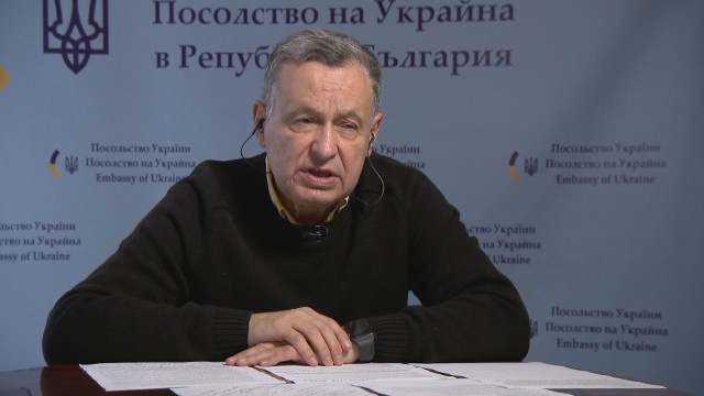 Посланикът на Украйна в София Виталий Москаленко съобщи в ефира