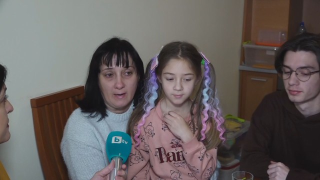 Едно от първите украински семейства, които потърсиха убежище от войната
