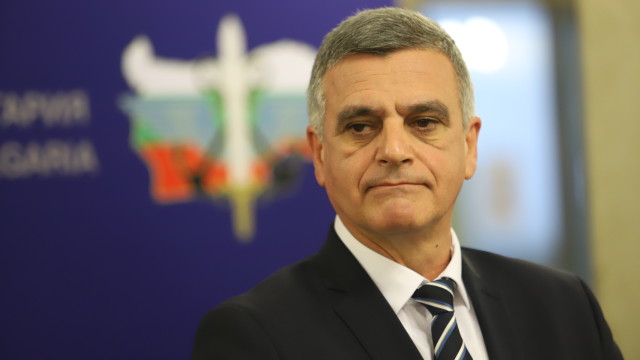 Министърът на отбраната Стефан Янев чиято оставка предстои да бъде