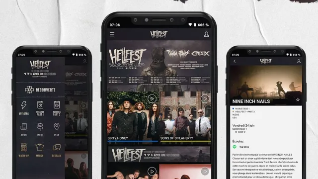 Hellfest пуснаха мобилно приложение за мега изданието на фестивала тази година