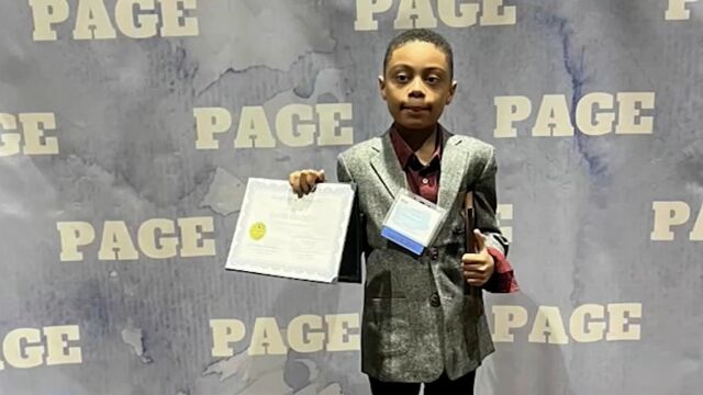 9 годишният Дейвид Бологан за върши гимназия в американския град