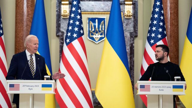 Американският президент е на изненадващо посещение в Киев Джо Байдън