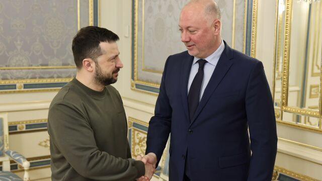 Председателят на Народното събрание Росен Желязков се срещна с украинския