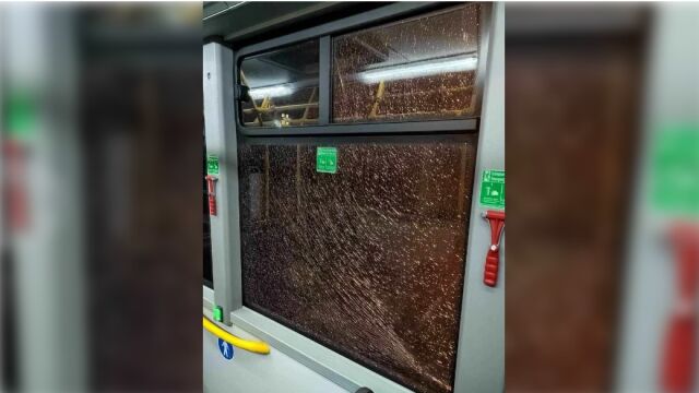 Автобус на градския транспорт в Добрич е бил обстрелван с