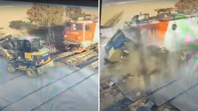 Железопътна инцидент е станал в понеделник сутринта около 9 00 часа