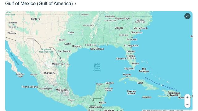 Мексиканският залив вече е Американски за потребителите на Google Maps