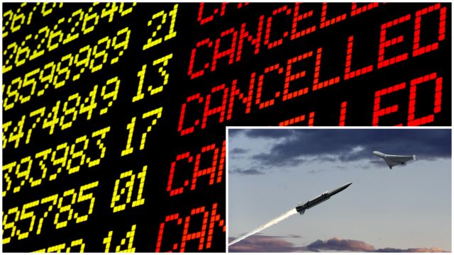 Седем руски летища временно спряха полетите от съображения за сигурност