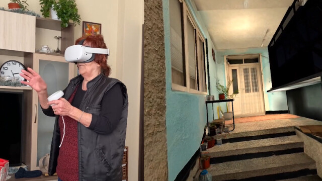 Артист пресъздаде родната къща на баба си чрез VR технология