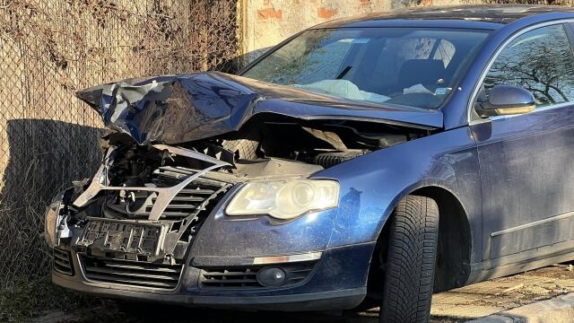 Автомобилът блъснал две други коли на Цариградско шосе в София