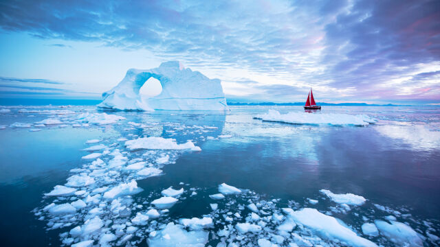 Нови проучване разкрива че температурите в Гренландия са най топлите от