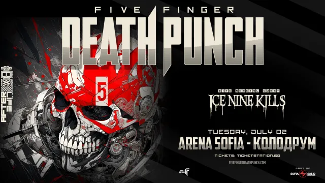 Five Finger Death Punch идват в София на 2 юли 2024