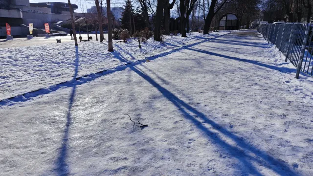 Непочистени тротоари в София