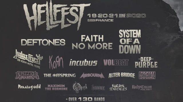 Deftones, Faith No More и System of a Down са хедлайнери на Hellfest 2020