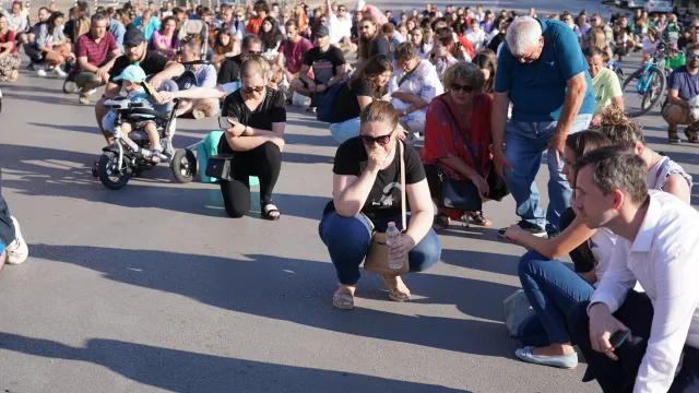 Протест след тежката катастрофа в София