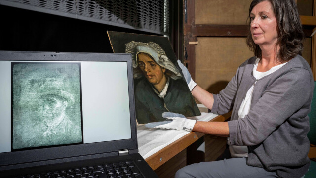 Непознат автопортрет на Ван Гог беше открит след рентгенова снимка