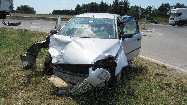 Тежка катастрофа на пътя Русе Разград стана по обяд