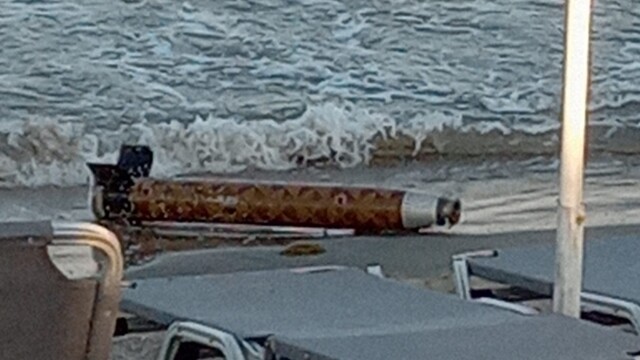 Боеприпас изплува на плажа между Поморие и Ахелой във вчерашния