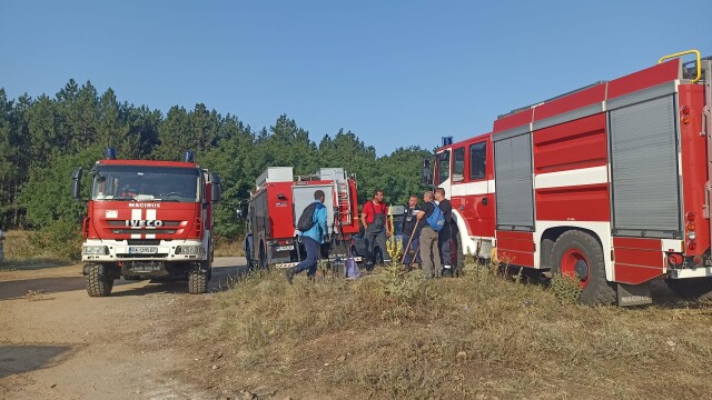 Пожарът който две денонощия бушуваше край пазарджишките села Лесичово и