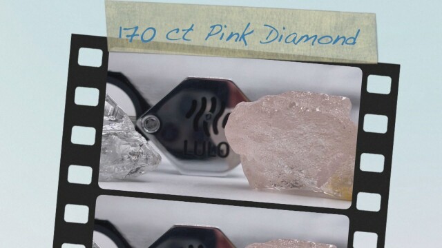 Рядък розов диамант беше открит в Ангола Смята се че това