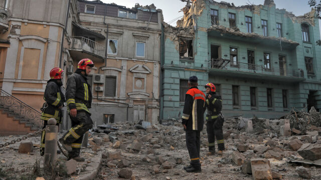 Серия руски атаки срещу Одеса Жертви ранени и разрушения Каква