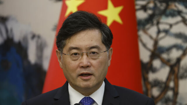 Китай отстрани Цин Ган от поста министър на външните работи