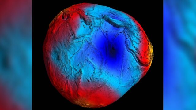 В Индийския океан има гравитационна дупка – място на което