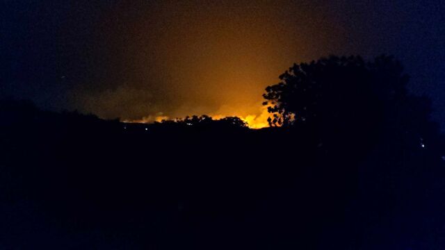 Няколко пожара горяха снощи в Сливен и близките села Заради