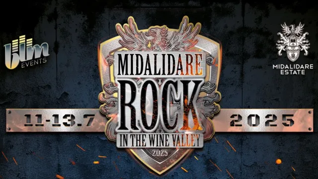 Midalidare Rock In The Wine Valley 2025 ще се проведе от 11 до 13 юли 