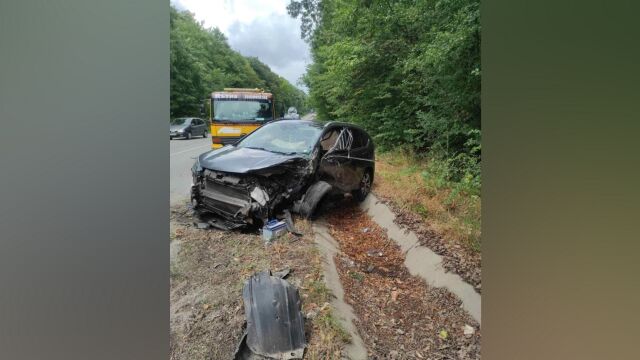 Катастрофа между два автомобила е станала днес 26 юли на