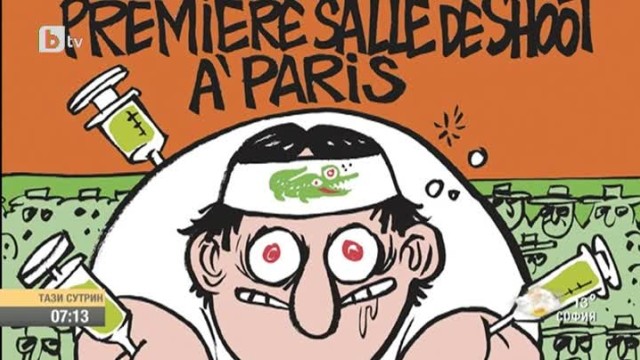 "Шарли ебдо" направи карикатура на Рафаел Надал