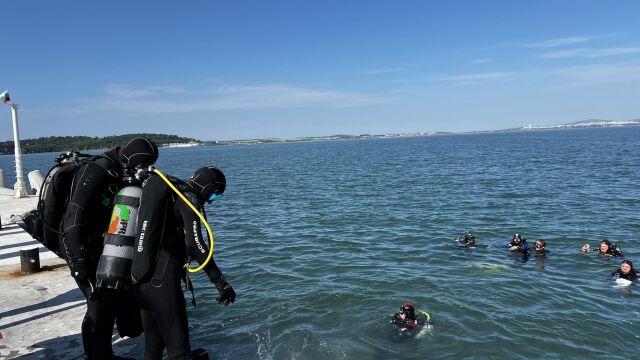 На остров Света Анастасия водолази влязоха в акваторията на Черно