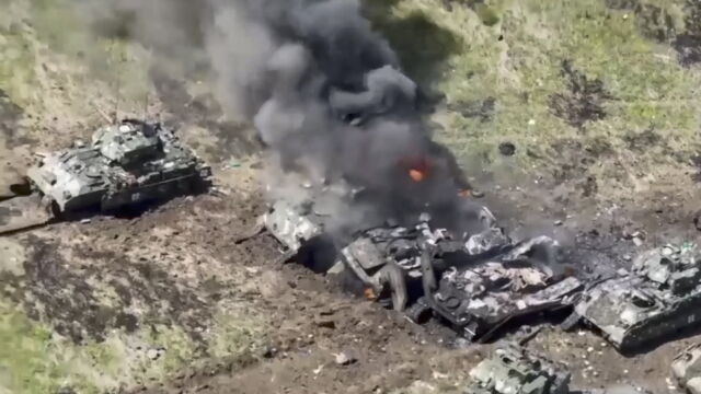Руските военни съобщиха че са отблъснали украинските настъпления в Запорожка