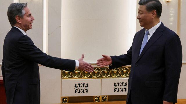 Американският държавен секретар Антъни Блинкен се среща днес с китайския