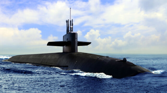 Американската ядрена подводница Мисури пристигна в южнокорейския пристанищен град Пусан