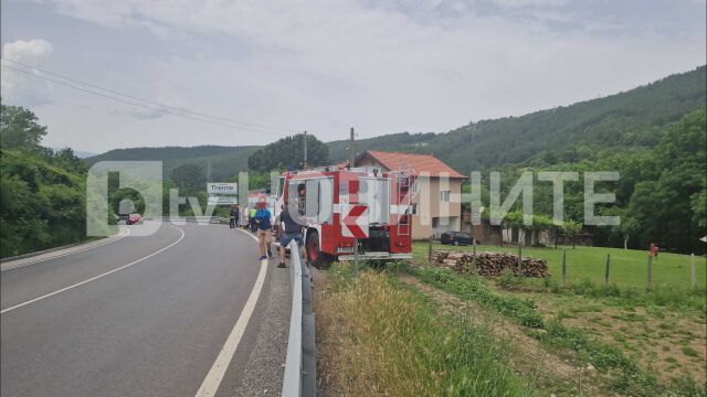 Катастрофа на пътя Симитли Банско край с Градево водачът е