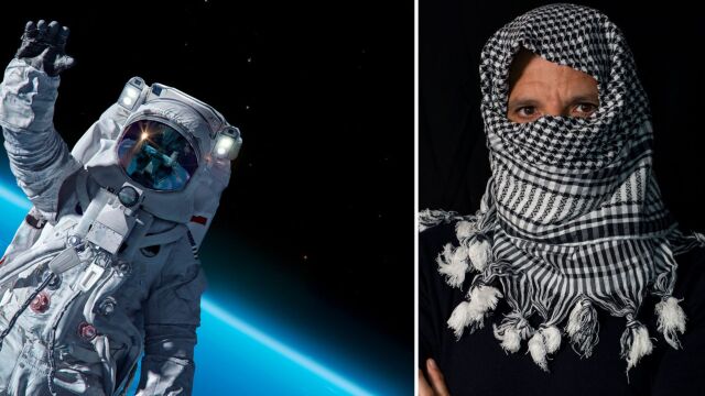  Турският астронавт Тува Атасевер отнесе в Космоса палестински шал и
