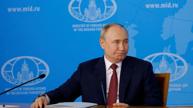 Руският президент Владимир Путин заяви днес че плановете на западните