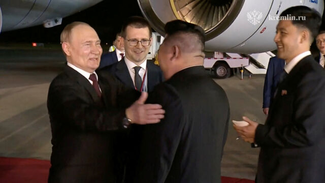 Руският президент Владимир Путин пристигна тази вечер на държавно посещение