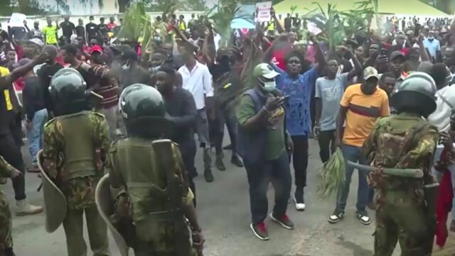  Петима души са били застреляни в Кения при протести срещу