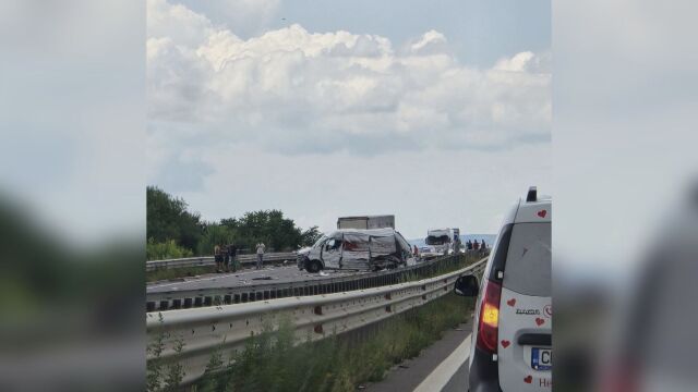 Катастрофа на Северната скоростна тангента в София временно ограничи движението в