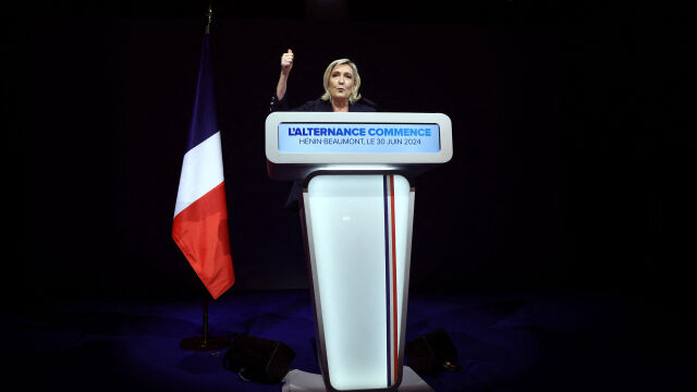 Първи тур на историческите предсрочни избори във Франция Данните потвърждават