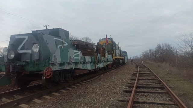 Брониран влак на руския Южен военен окръг е извършил евакуация
