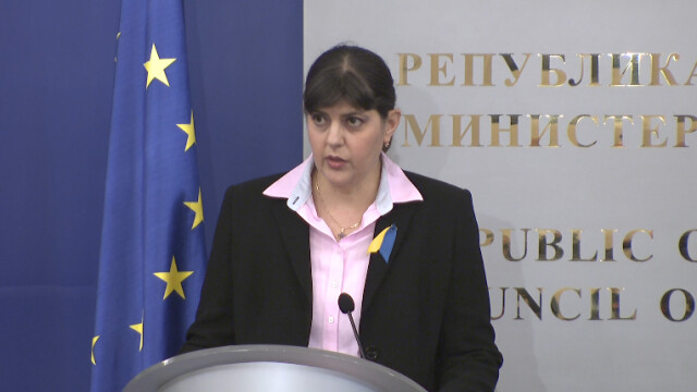 Продължава визитата Европейският главен прокурор Лаура Кьовеши в България Очаква