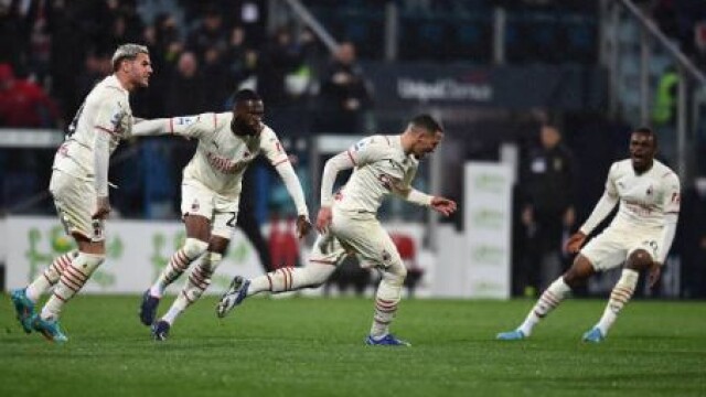 Красив гол върна "Милан" на върха в Серия "А" (ВИДЕО)