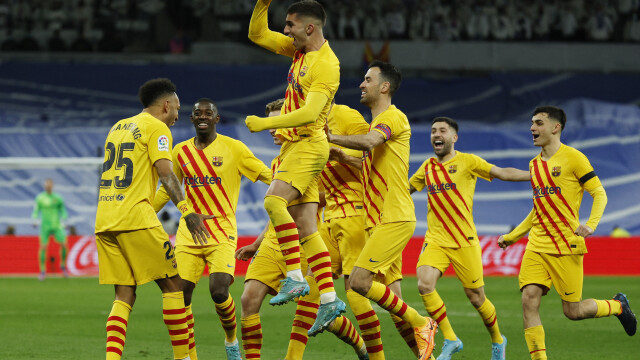 Изключителна победа за Барселона в Ел Класико Каталунците разгромиха с