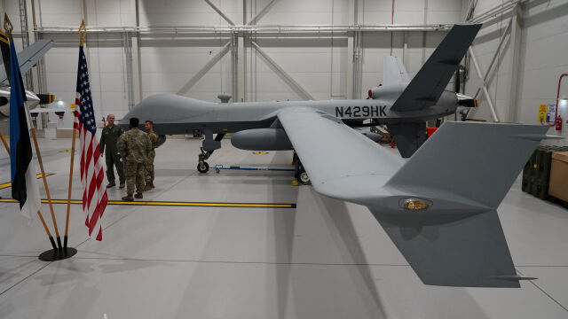 Американският дрон MQ 9 е бил прихванат и свален от руски