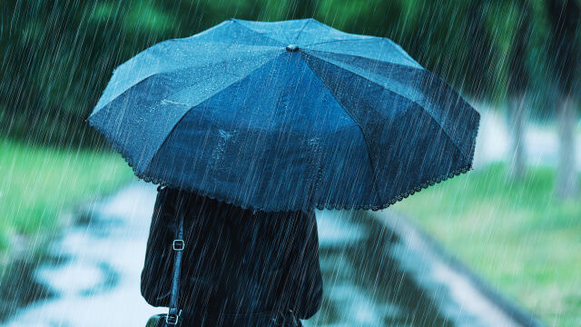 Жълт код за значителни валежи от дъжд в няколко области